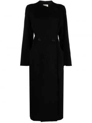 Gyapjú kabát By Malene Birger fekete