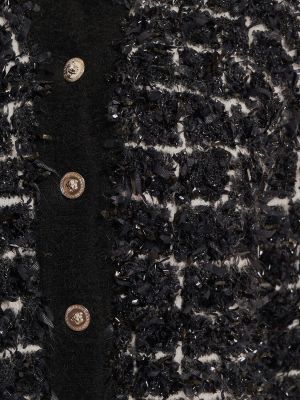 Žakárová bunda Versace černá