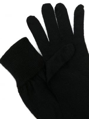 Rękawiczki z kaszmiru Ermanno Scervino czarne