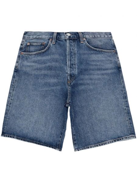 Jeans shorts Agolde blau