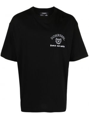 T-shirt di cotone con stampa Domrebel