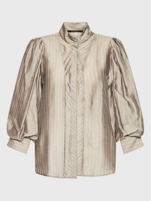 Priliehavá košeľa Bruuns Bazaar sivá