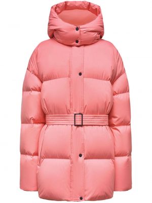 Pernata jakna 12 Storeez ružičasta