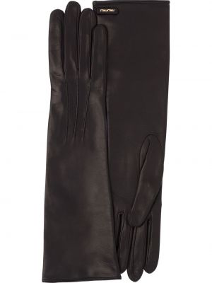 Γάντια Miu Miu μαύρο