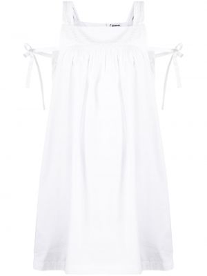 Памучна мини рокля без ръкави Batsheva бяло