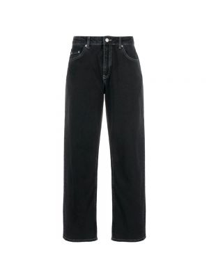 Straight jeans aus baumwoll Moschino schwarz