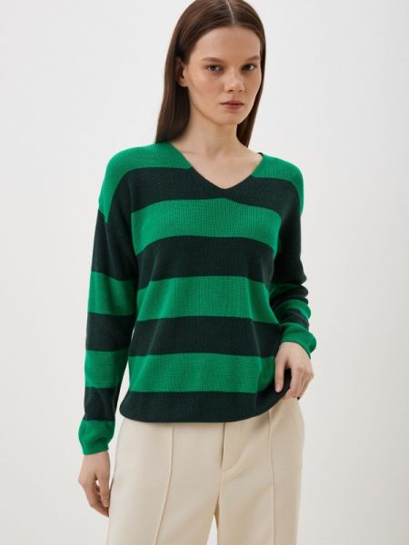 Пуловер Pompa зеленый