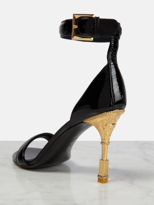 Lakované kožené sandále Balmain