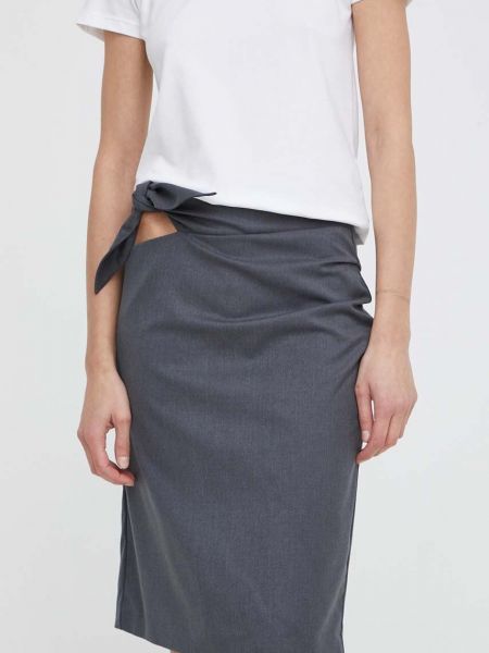 Mini suknja Remain siva