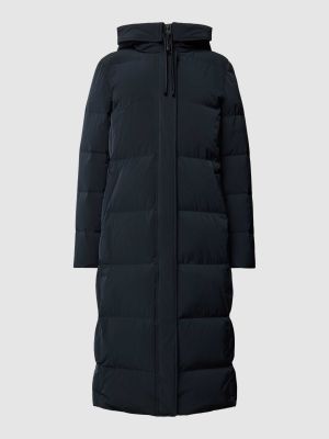 Pikowany płaszcz w jednolitym kolorze Christian Berg Woman Selection czarny
