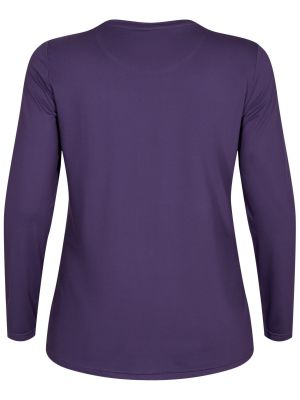 Top in maglia Active By Zizzi bianco
