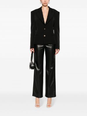 Krajkové šněrovací sako Versace Jeans Couture černé