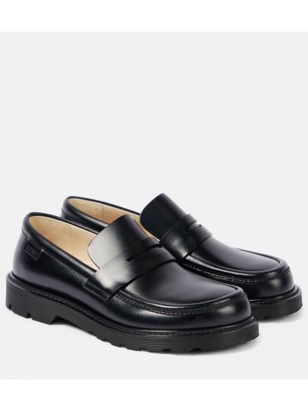 Skinn loafers Loewe svart