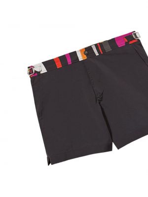 Gestreifte shorts Pucci schwarz