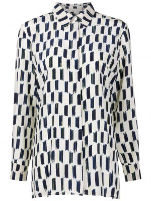 Hodvábna košeľa s potlačou s abstraktným vzorom Lenny Niemeyer