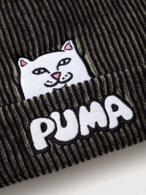 Vlněný čepice Puma černý