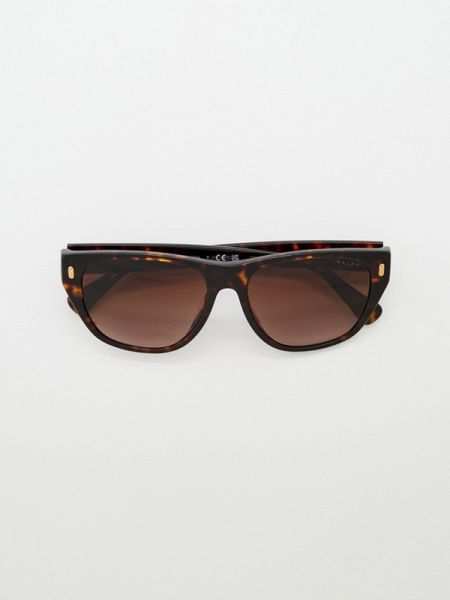 Коричневые очки солнцезащитные Ralph Ralph Lauren