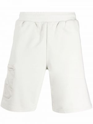 Pantaloni scurți cu broderie A-cold-wall* alb
