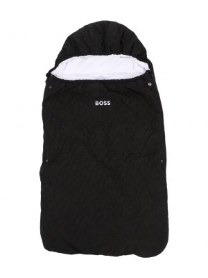 Prešívaná taška Boss Kidswear čierna