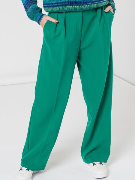 Однотонные брюки United Colors Of Benetton зеленые