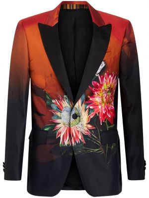 Blommig blazer Etro röd