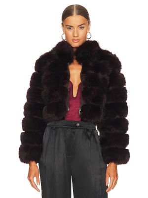 Adrienne Landau Adrienne landau chaleco fox fur en color burgundy talla S en Burgundy - Burgundy. Talla S (también en M, L).