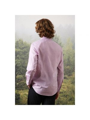 Camisa de algodón Massimo Alba rosa