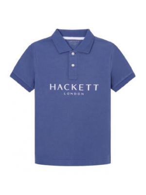 Polo en coton classique Hackett London bleu