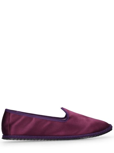 Pantofi loafer din satin Vibi Venezia violet