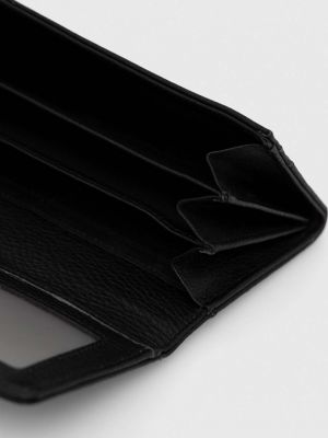 Kožená peněženka Answear Lab černá