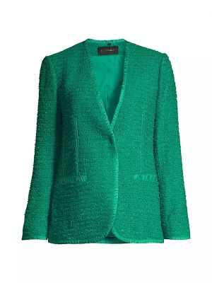 Твидовый пиджак Kobi Halperin зеленый