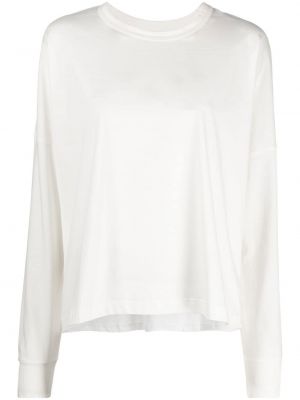 T-shirt en coton avec manches longues Studio Nicholson blanc