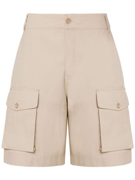 Shorts en jean taille haute Moschino Jeans beige