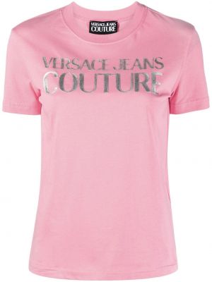 T-shirt Versace Jeans Couture rosa