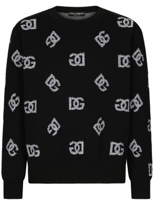 Жакардов пуловер Dolce & Gabbana