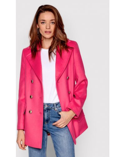 Palton de iarna de lână Max&co. roz