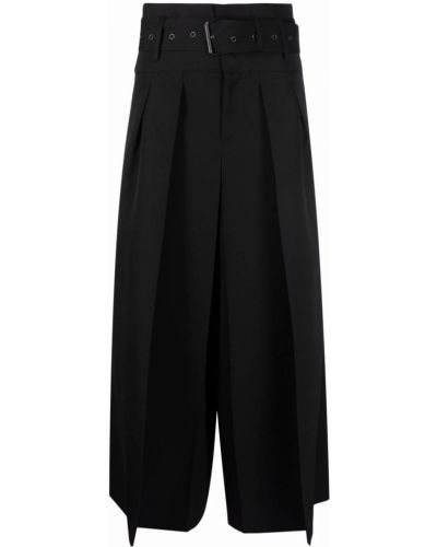 Pantalones de cintura alta bootcut Isabel Marant negro