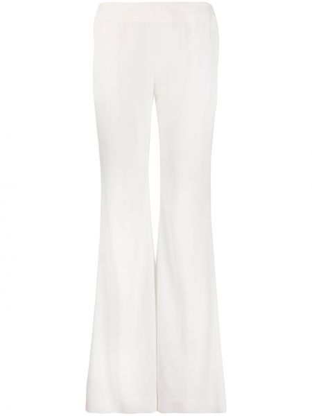 Pantalones de cintura alta Balmain blanco