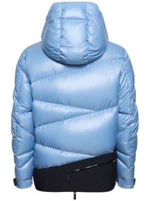Páperová bunda Moncler modrá