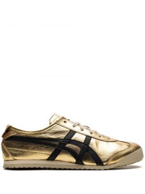 Tigriscsíkos sneakers Onitsuka Tiger aranyszínű