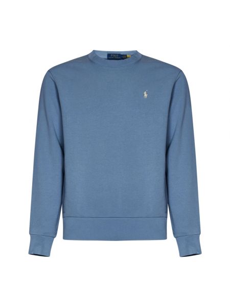 Sweatshirt mit rundhalsausschnitt mit stickerei Ralph Lauren blau