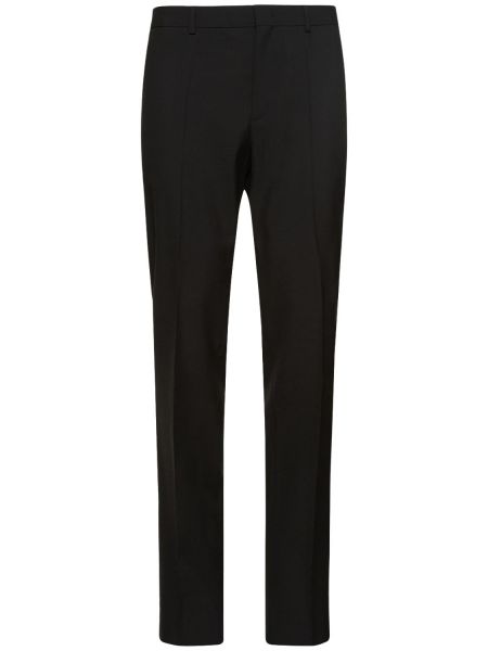 Pantalones slim fit Valentino negro