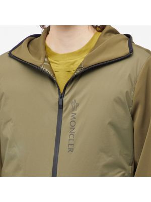 Куртка на молнии Moncler зеленая