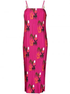 Со складками платье Manning Cartell, розовое