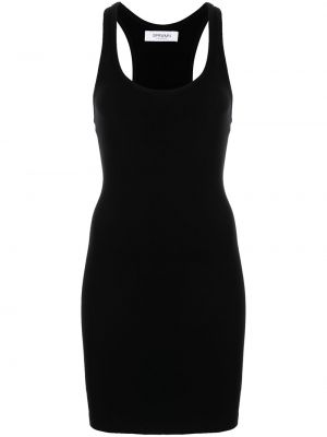 Viskózové mini šaty bez rukávů Sprwmn - černá