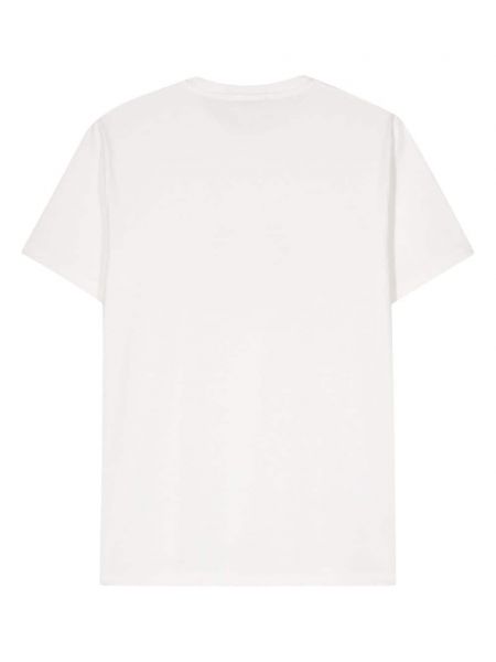 Bavlněné tričko Fred Perry bílé