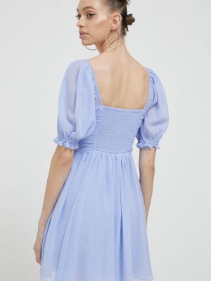Mini šaty Abercrombie & Fitch fialové