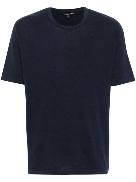 Megztas marškinėliai Michael Kors mėlyna