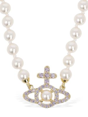 Náhrdelník s perlami Vivienne Westwood zlatý