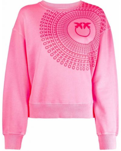 Trykt sweatshirt Pinko rosa